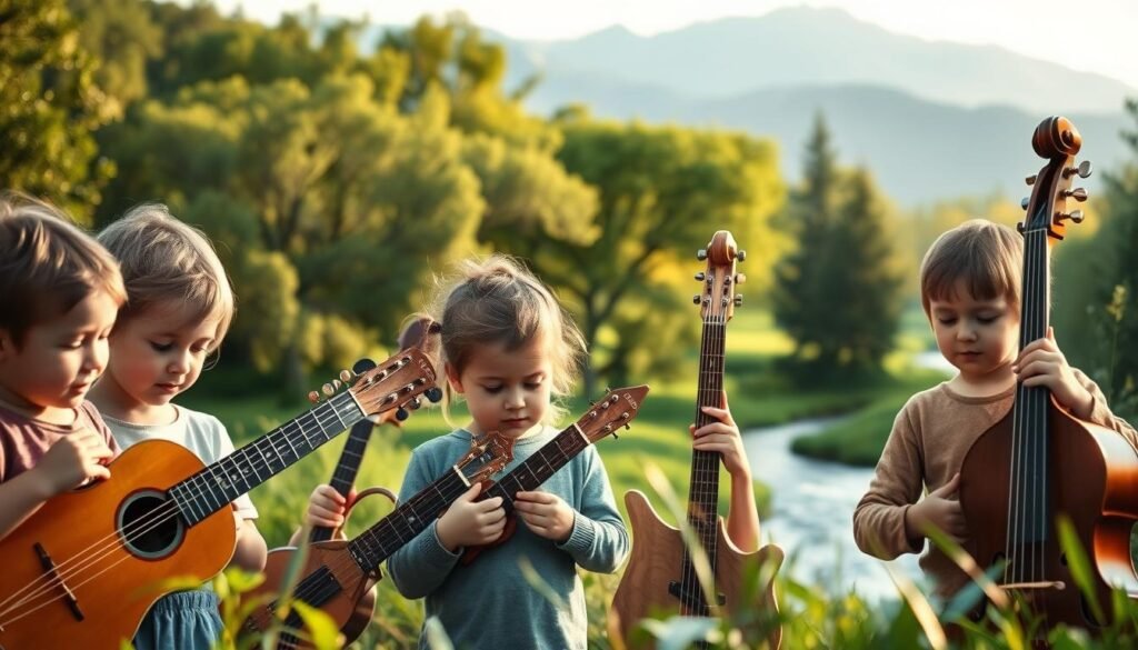 music language processing children