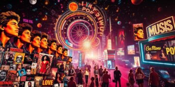 How does pop music change through decades?